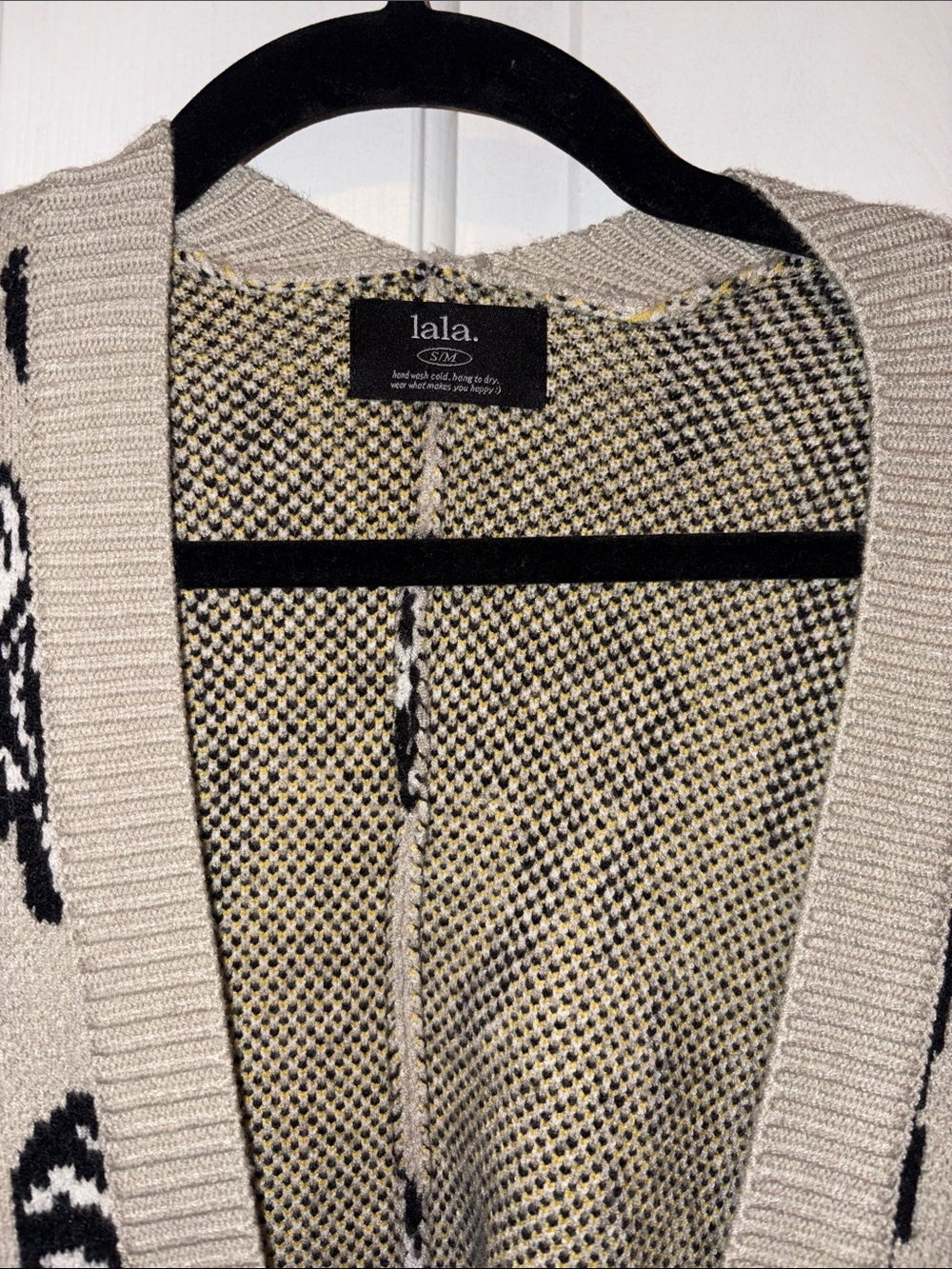 Dressed in LALA Good Luck Charm Oversized Cardigan - Picture 2 of 3